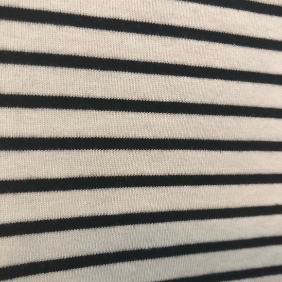 🎉 J. CREW BLUE & WHITE STRIPPED L/S TOP w/ OXFORD PEEK! 🤩 - Picture 5 of 9